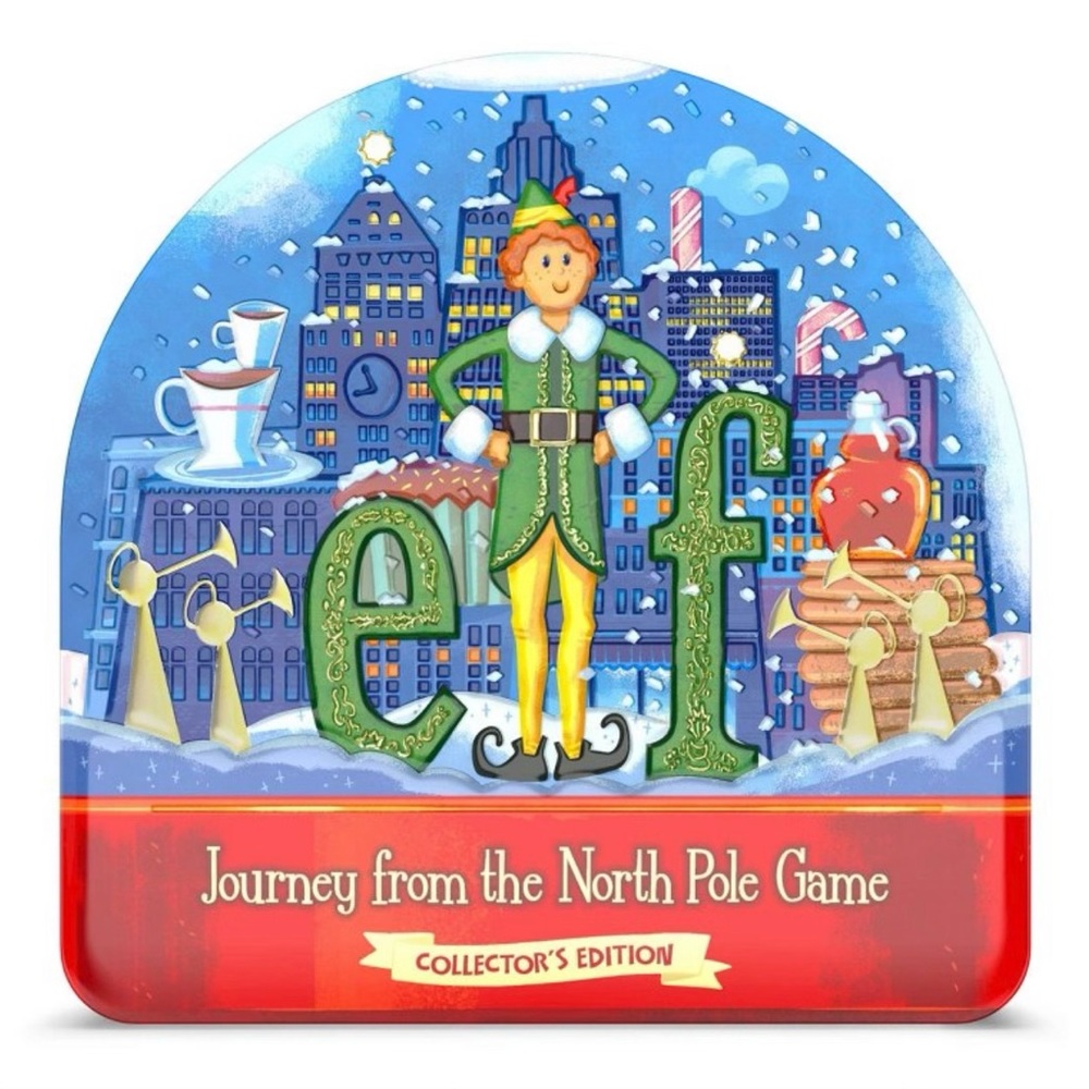ELF Journey from the North Pole Board Game Collectors Edition Tin New 2022